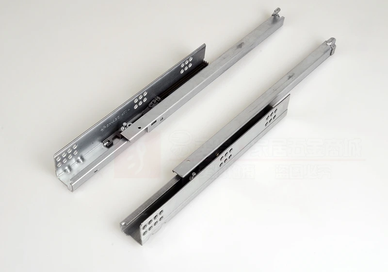 

Half a damping rail cabinet drawer hide mute slide rail track two Tuodi