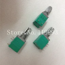 [BELLA] Тайвань-герметичный потенциометр R097 двойную точность в красный горошек с выключателем B10K потенциометр 15MMKQ- 50 шт./лот