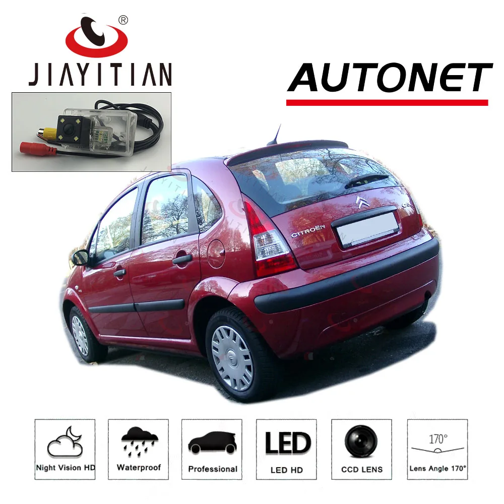 Задняя камера JiaYiTian для Citroen C3 hatchback 2002 ~ 2009 CCD/резервная камера/камера ночного