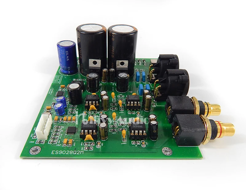 ES9028Q2M ЦАП Плата для Hi-Fi декодера усилителя XLR выход ies вход поддерживает ies 32 бит 192K DSD64 128 256