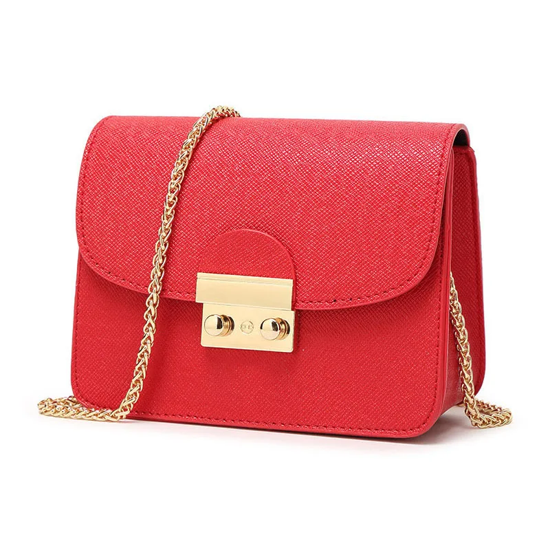 

2019 New Fashion Women Bags PU leather Messenger Bag Clutch Bags Ladies Mini Shoulder Bag Women Handbag Purse Square Bags Totes