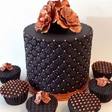 Непрерывный выстегивать формы для сахарных украшений Большой Силиконовая Форма Fondant Mold торт декоративное устройство для шоколада пресс-форм для выпечки