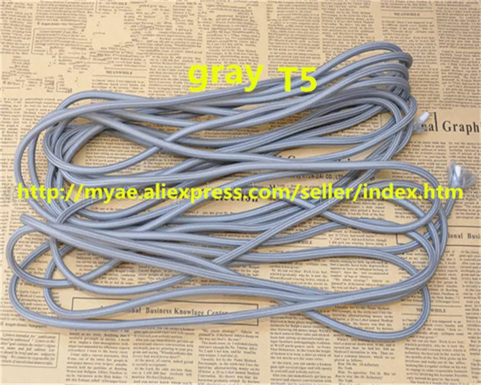 5m~10m lot 2 core Round Textile Electrical Wire  Fabric (34)