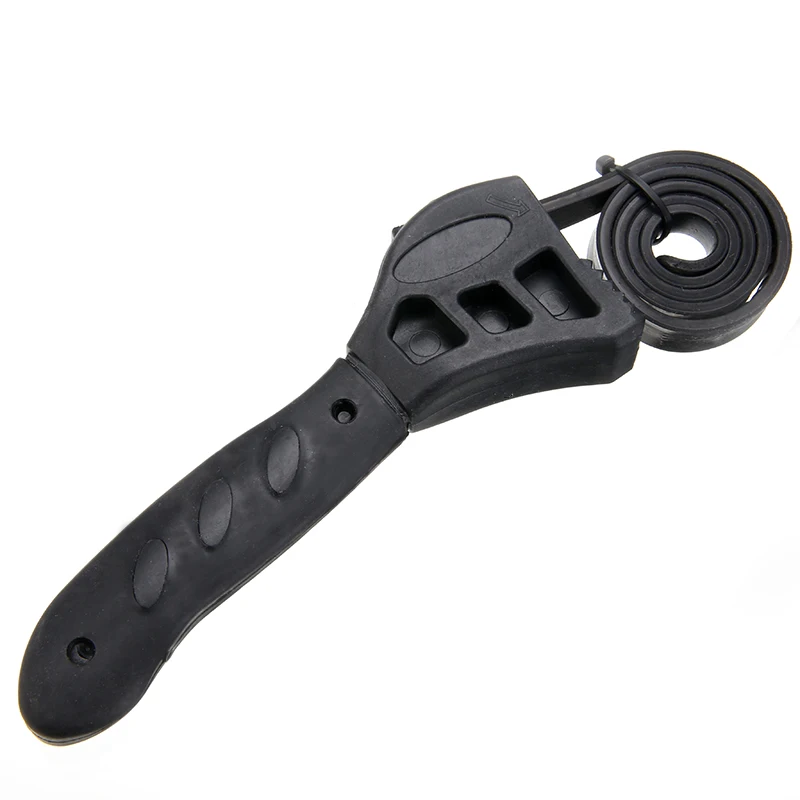 500mm Universal Rubber Strap Wrench Adjustable Spanner Opener Wrench Black Car Repair Tools For Any Shape Opener Hand Tool