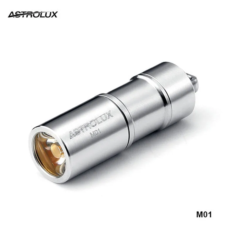 Мини фонарь Astrolux M01 100LM 2 режима перезаряжаемый с USB nichia 219B/10180 светодиодный