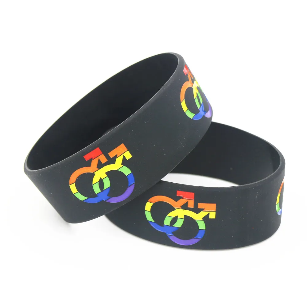 1 шт. силиконовый браслет LUKENI с надписью на тему геев|bracelet with|silicone braceletbracelet fashion |