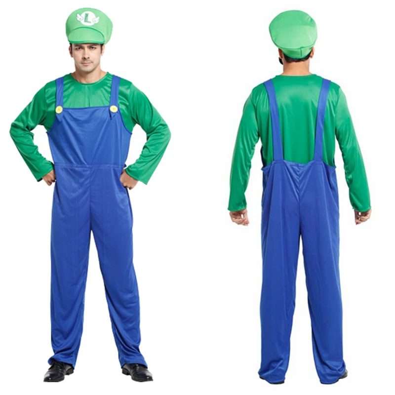 Взрослые и дети Super Mario Bros Косплей Костюм набор детей вечерние Хэллоуин Вечеринка