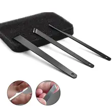 3 шт. нож для педикюра из нержавеющей стали для удаления омертвевшей кожи ремонт старых ногтей лезвие