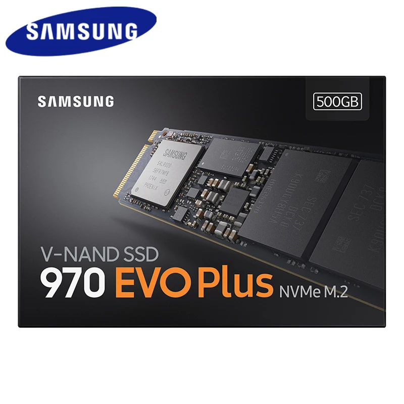 Samsung внутренний SSD 970 EVO Plus 250 ГБ 500 ГБ 1 ТБ твердотельный жесткий диск NVMe M2 PCIe 3,0x4 NVMe 1,3 частичный для ноутбука