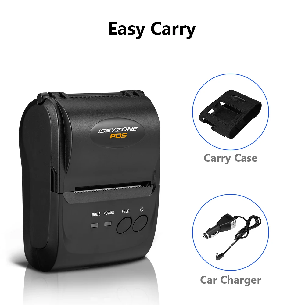 IMP006 BluetoothThermal чековый принтер 58 мм ручной POS Android iOS Мини карманный мобильный