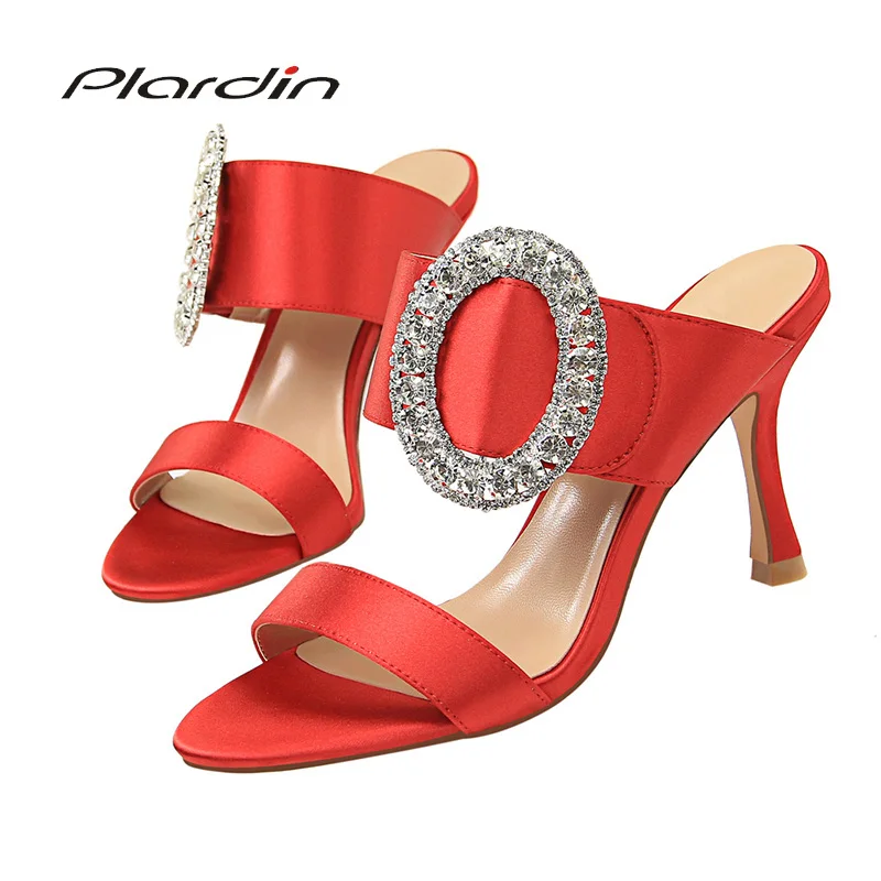 

Plardin 2019 Bohemia Summer Casual Women's Flat Platform Sandals Crystal Wedges Beach Sandals Shoes Woman Fashion Sexy Pumps