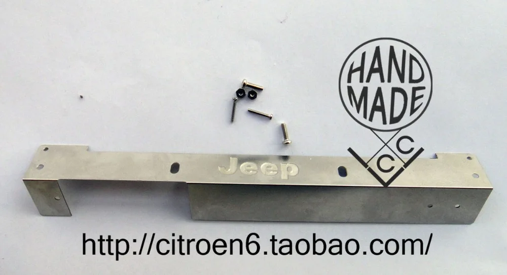 

CC hand Front Bumper Metal Decorative Plate FOR Tamiya CC01 Wrangler RC Car Toy