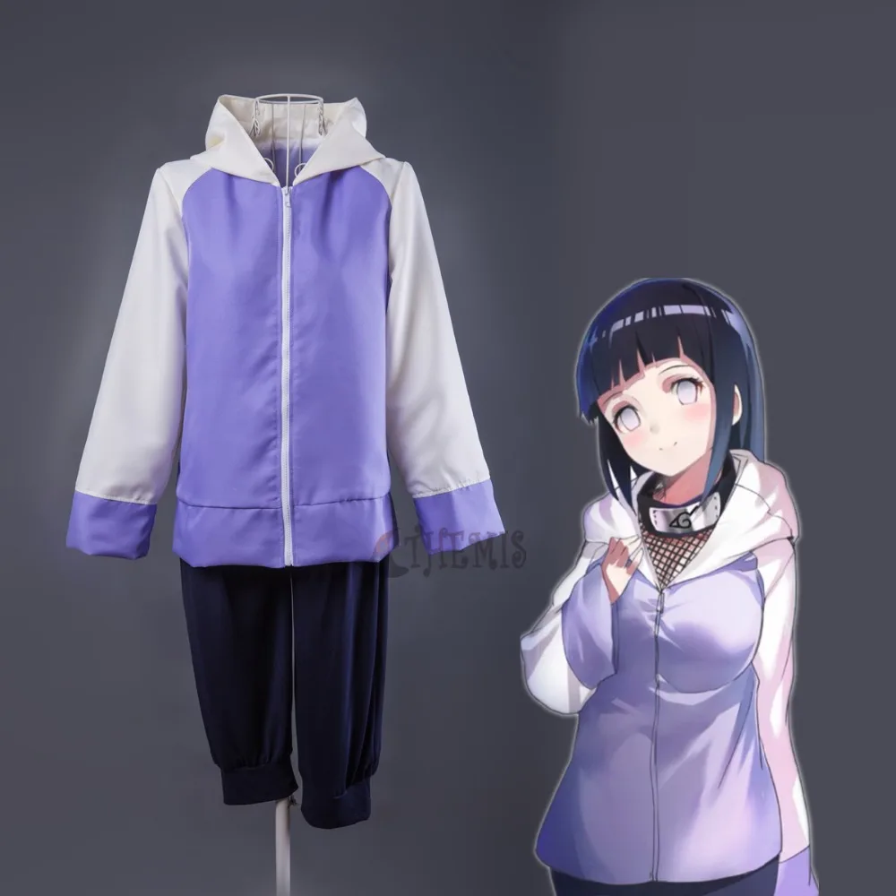 

Athemis new Anime NARUTO cosplay Ninja Hyuga Hinata Cosplay Costumes