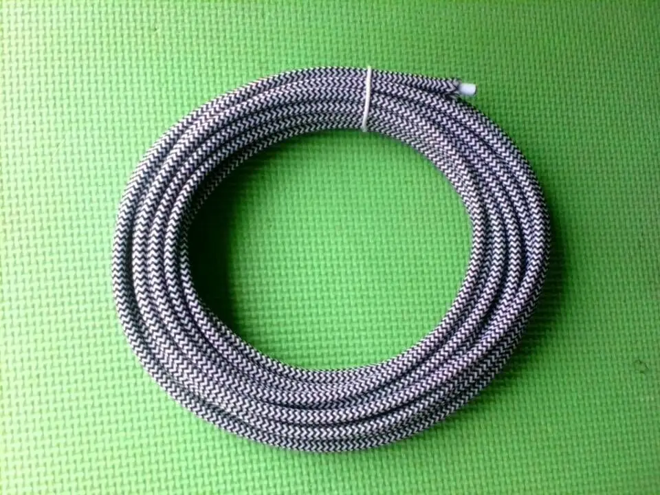 2 м, 3 м, 5 м или 10 м/лот VDE сертифицированный 2 ядра круглый текстильный Электрический провод цветной плетеный провод тканевый кабель винтажная лампа шнур питания