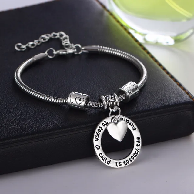 Retro To Teach A Child Is Touch Teachers Gifts Love Heart Retro To Teach A Child Is Touch Teachers Gifts Love Heart Penadnt Chain