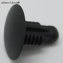Shhworldsea 100 шт. черный фиксаторы авто и крепеж автомобилей Пластик клипы Автомобильные Пластик клипы крепеж