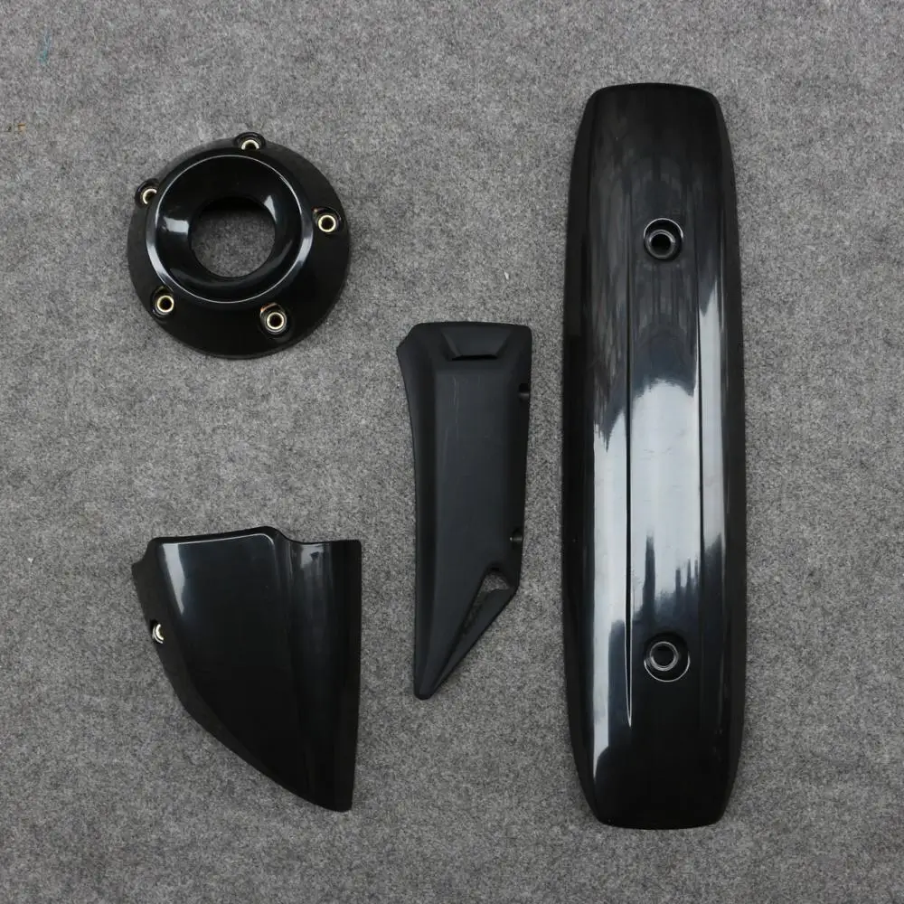 

Exhaust Pipe Cover Cowl Set Fit for Yamaha XP500 TMAX500 08-11 TMAX530 2012-2016