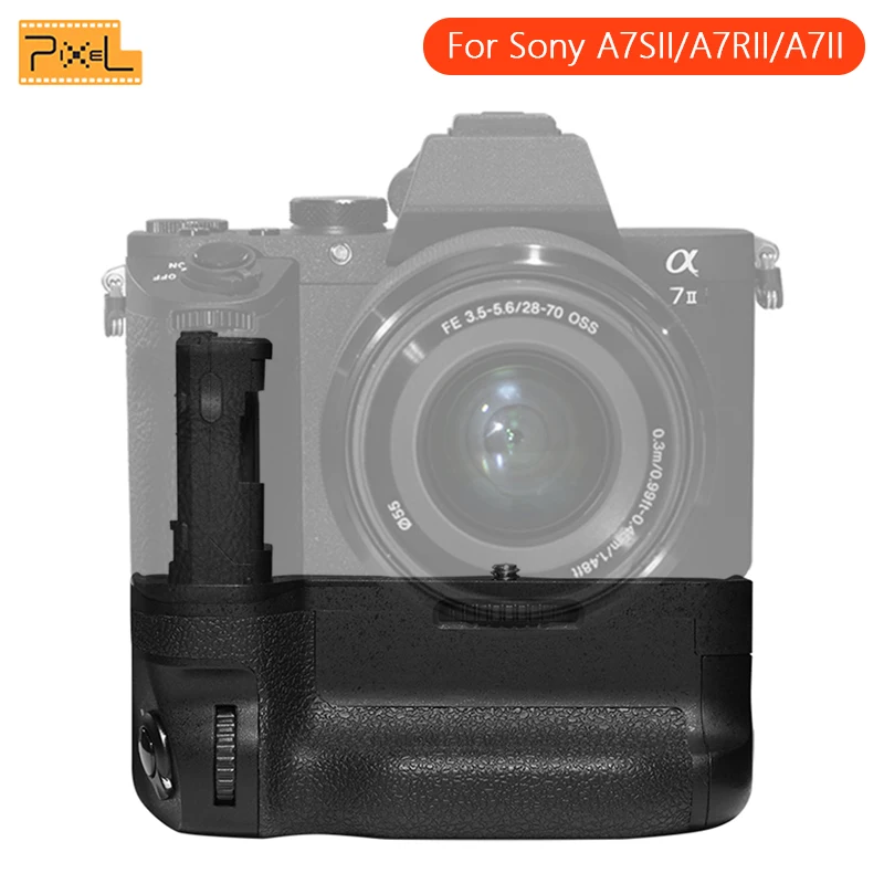 

Pixel AG-C2 Professional Vertical Battery Grip Compatible For NP-FW50 For Sony A7SII/A7RII/A7II Digital Cameras