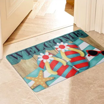 

Free Shipping Color Slippers Rectangle Carpet Rug BathMat For Toilet Anti-slip Tapetes Para Quato Tapete Para Banheiro Alfombras