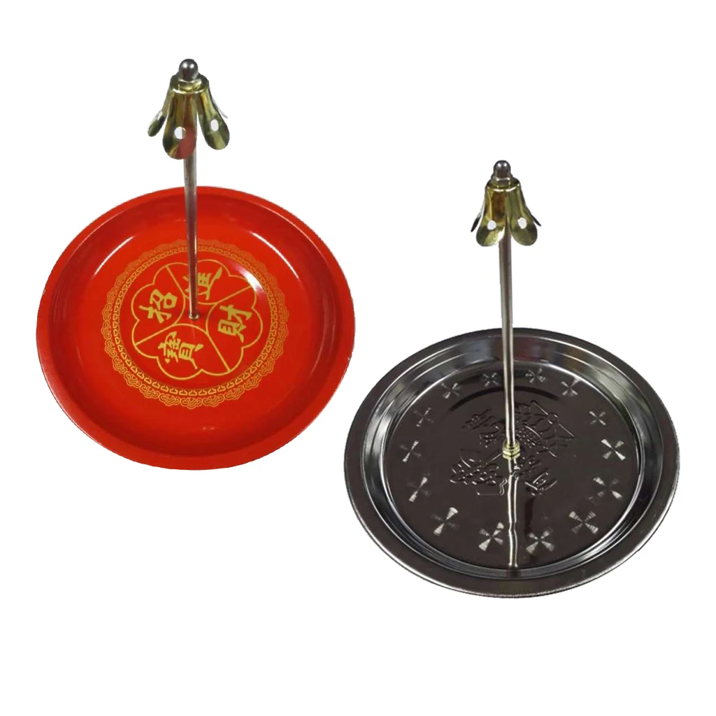2 Sizes Included Adjustable Incense Holder Burner Plate For Sandal Spiral Coil Incense