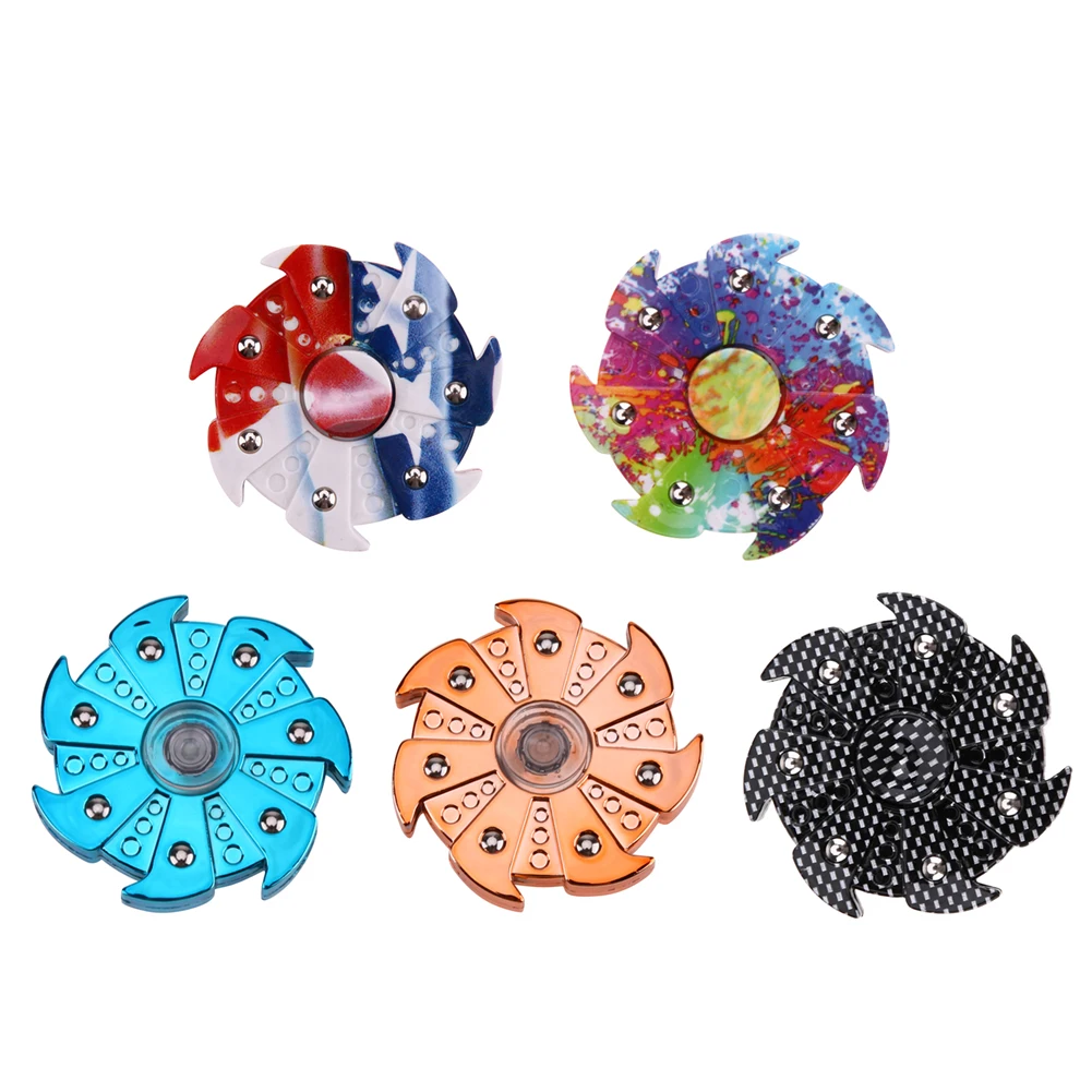 

VKTECH Creative Tri-Spinner Fidget Toy EDC HandSpinner Anti Stress Reliever And ADAD Hand Spinners Focus Toys 5Colors