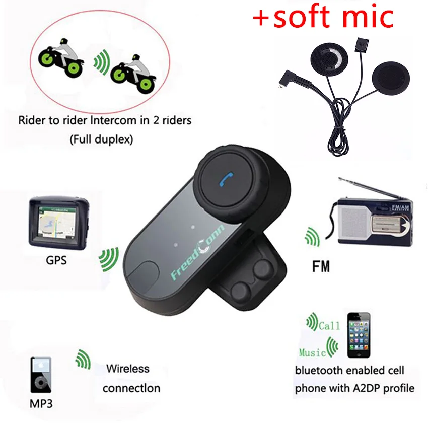 

3pcs/Lot Freedconn TCOM-VB Motorcycle Wireless Helmet Intercom Bluetooth Moto Intercomunicador Headset Capacete Interphone