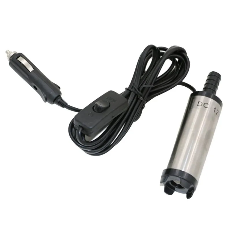 

Mini Submersible Fuel Suction Pump 38MM Stainless Steel DC 12V 12L/Min 25W Car Cigarette Lighter P20