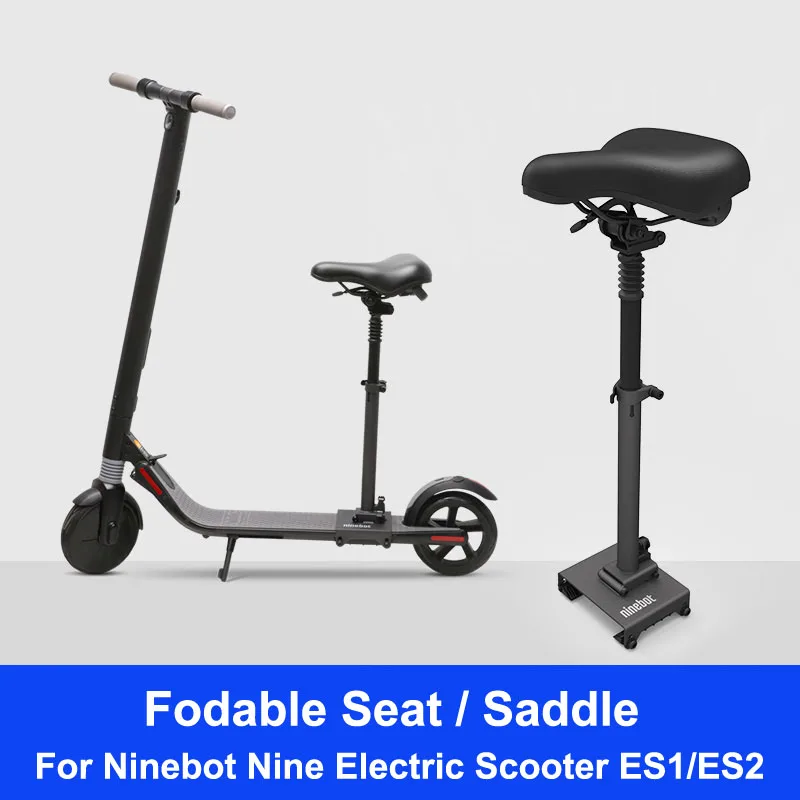 Official ES1/ES2 Scooter Seat Foldable Saddle Electric Scooter Seat Height Adjustable With Shock Ab