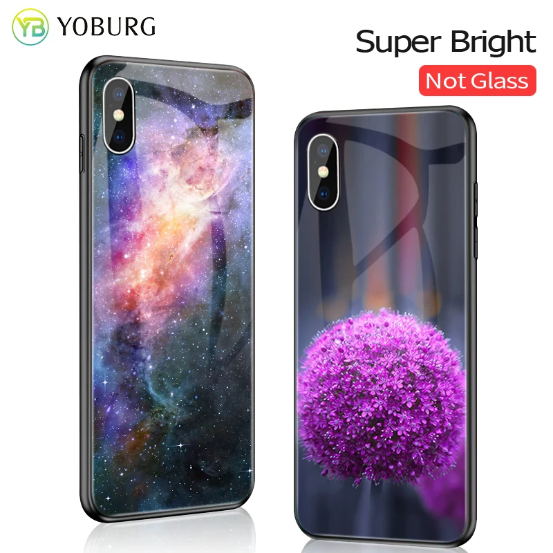 

PC+TPU For iPhone 5 6 7 8 X XR XS Max Case Super Bright Glossy Cover FOR iPhone 6 6S 8 Plus Case
