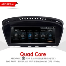 8.8″ Quad Core Android 4.4 Vehicle multimedia player For BMW Series 3 E90 M3 Bluetooth gps navigation Wifi Steering Wheel EW963A