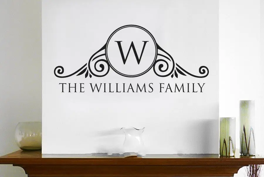 Speci Personalized Family Name Surname Sign Wall Art Stickers Decal