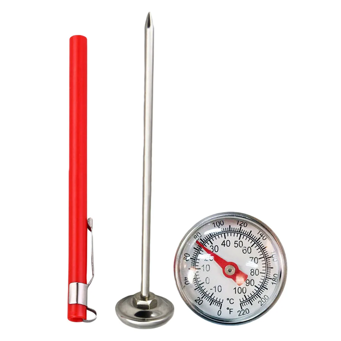

Meat Thermometer Kitchen Cooking BBQ Food Thermometer Cooking Stainless Steel Water Milk Kitchen Thermometer Tools