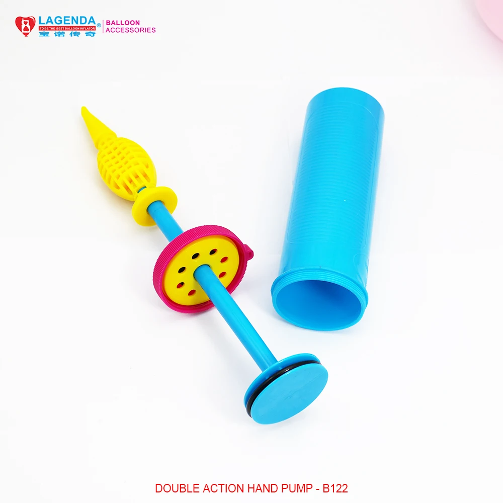 5 pcs box lagenda big size dual action balloon hand pump b122 in balloon size box