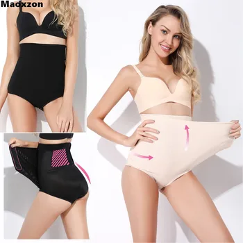 

Maoxzon Women High Waist Sexy Control Panties Body Shapers Fitness Abdomen Beam Waist Briefs Triangle Shaping Slimming Underwear