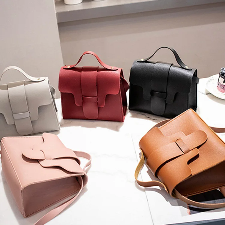 

Women 2019 new fashion small square bag slung women's bag hand bill of lading shoulder bag Drop shipping mini bag