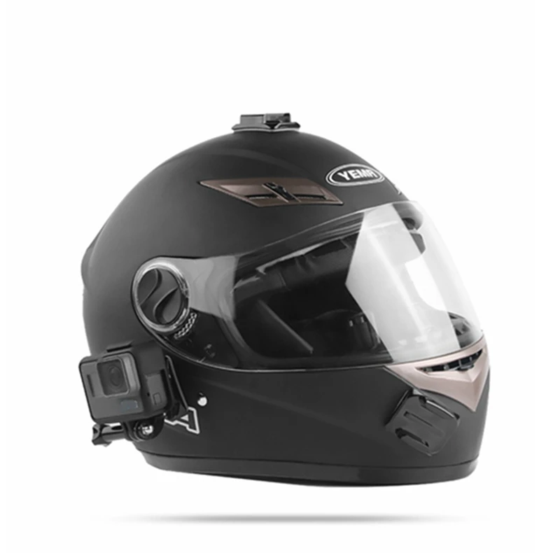 Мотоциклетный шлем передняя сторона верхний клей фотография кронштейн крепление для Gopro 8 Hero 7 6 5 4 3+ Xiaomi Yi 4K Insta360 SJCAM eken