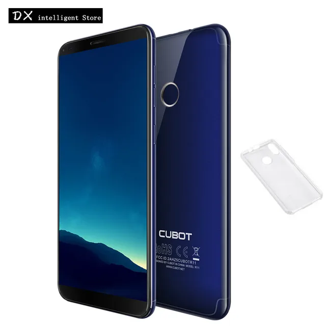 Special Price Free Gift Cubot R11 2GB 16GB Android 8.1 Mobile Phone 5.5" Inch 18:9 HD IPS MT6580 Quad Core 13.0MP Dual Camera OTG Fingerprint