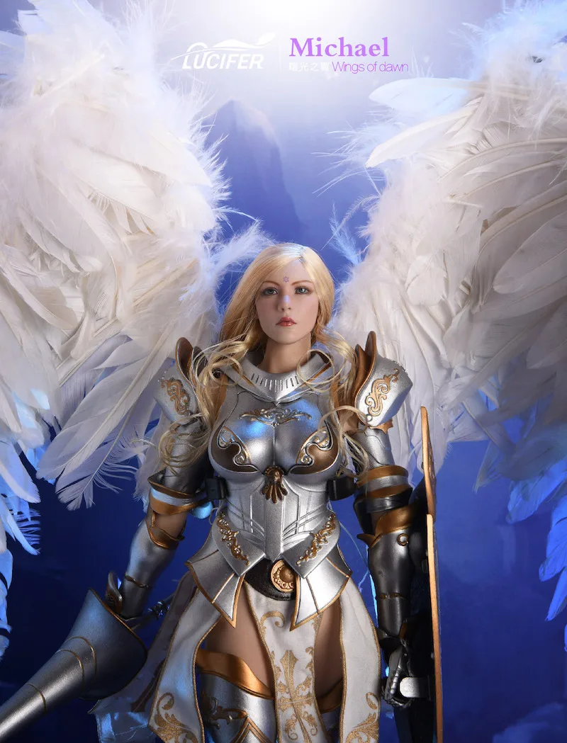 Полный комплект Люцифера LXF1703 Wings of Dawn костюм броня меч вер/Ангел Вер 12 дюймов