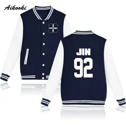 Модная куртка Mew BTS толстовка женская мужская бейсбольная Корейская куртка Bangtan K-pop одежда с принтом крылья Тур толстовки пуловер