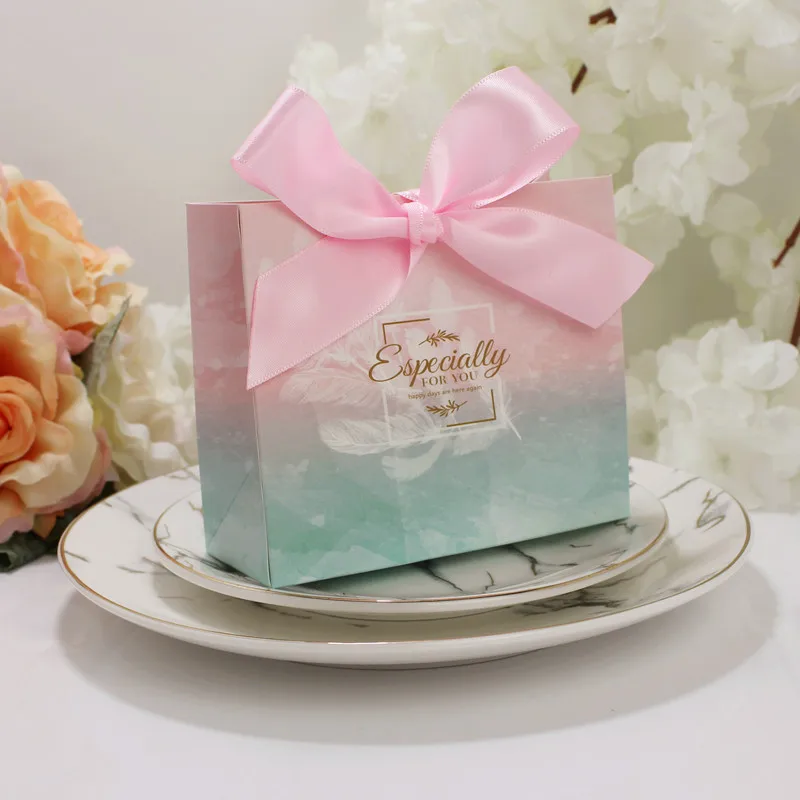 5 шт. высококлассные европейские Famingos мешок конфет французский спасибо Свадебные сувениры Подарочная коробка посылка подарок на день рождения