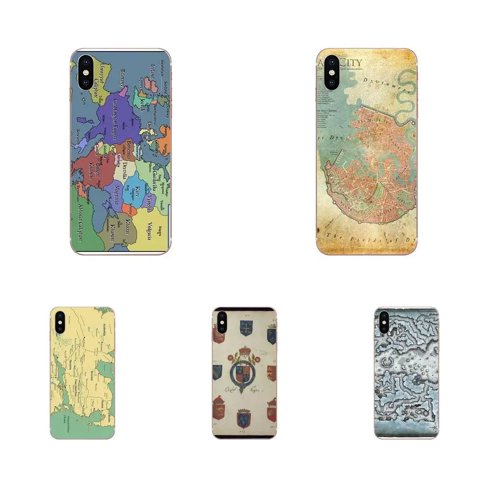 TPU Skin Painting For Galaxy Grand A3 A5 A7 A8 A9 A9S On5 On7 Plus Pro Star 2015 2016 2017 2018 Dragon Age 2 Map | Мобильные