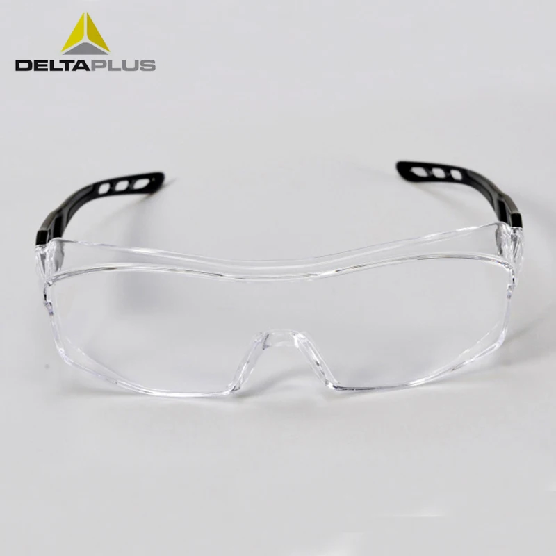 Защитные очки Deltaplus прозрачные устойчивые к царапинам защитные очки пылезащитные ветрозащитные лабораторные антиударные очки для ПК