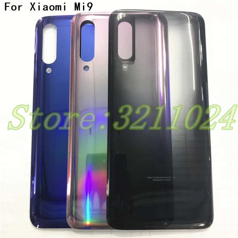 6 39 дюйма для Xiaomi Mi 9 Mi9 Крышка батарейного отсека задний корпус 5 97 SE 9SE запасные
