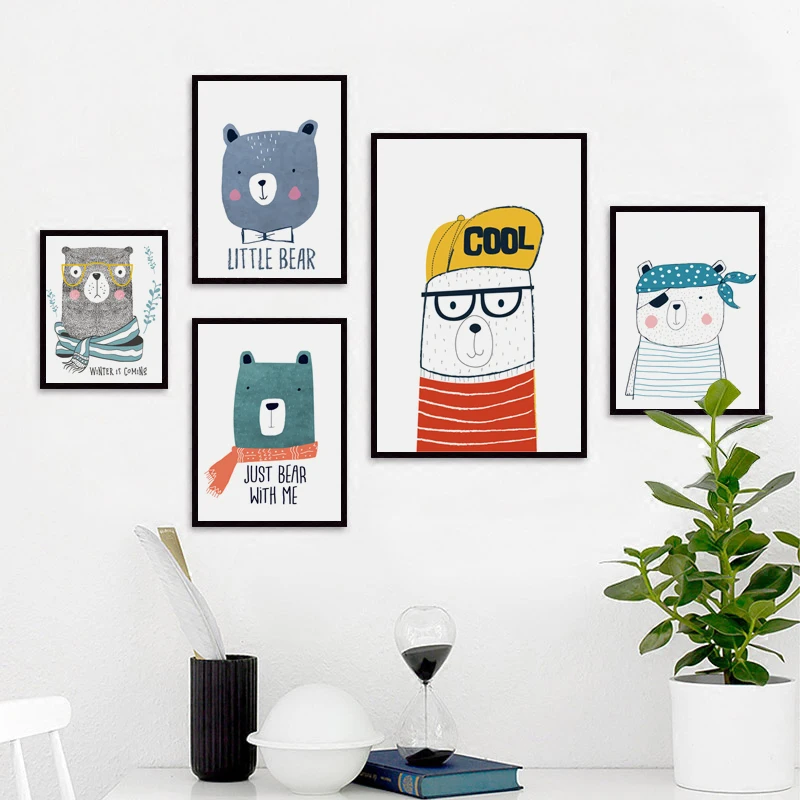 Nursery Kids Childrens Bedroom Pirate Wall Art Picture A4 Print