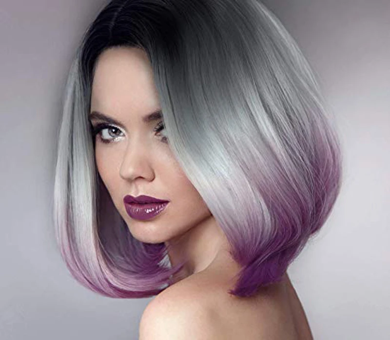 Lisi Hair Short Wigs Synthetic Hair Wigs For Woman Black Bob