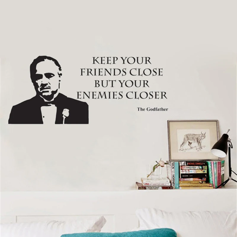 poster the godfather film movie wall sticker decal vinyl wall art