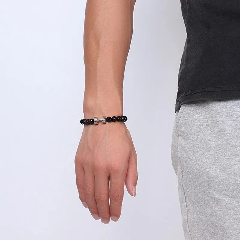 Синтетический телефон из нержавеющей стали|black bead bracelet|bead braceletbracelet with |