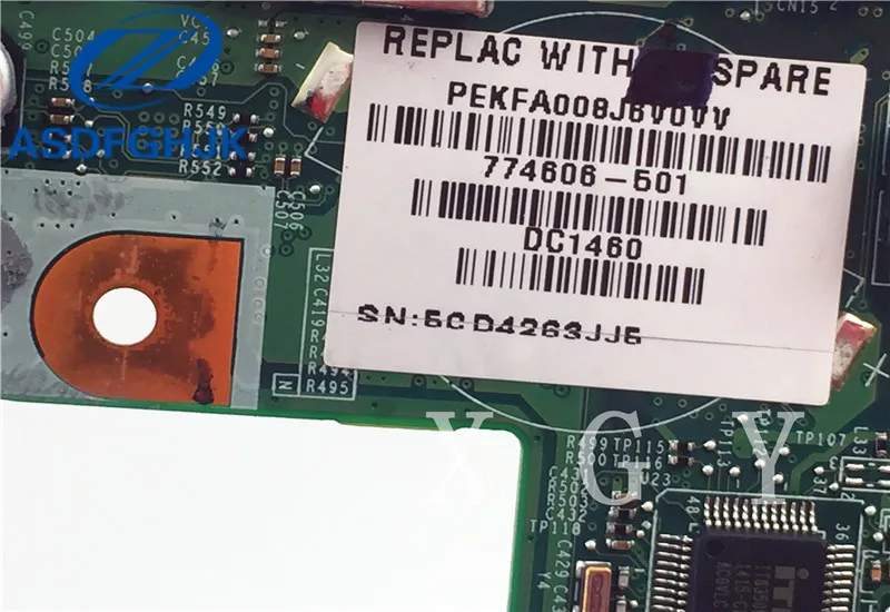 DA0Y61MB6E0 Тетрадь PC основной платы Системы доска для hp для Pavilion X360 13-A Материнская плата ноутбука 774603-001 sr1ef DDR3L