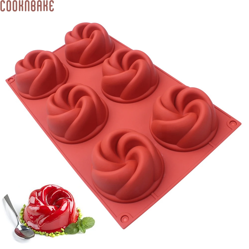 

COOKNBAKE DIY The shape of Whirlpool silicone cake mold Cake bread Pastry mould for home CDSM-766