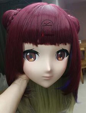 (MSM 01V) Custom Female/Girl Resin 3/4 Head Cosplay Japanese ролевые игры аниме маска кигуруми кукла